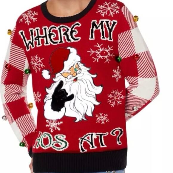 Christmas ugly sweater funny light up Cool Santa Sz M NEW
Batteries included - Picture 3 of 7